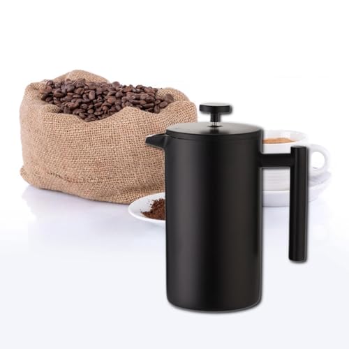 Image of ARTISOUL French Pressing Coffee Maker Heat Resistant Coffee Pot for Home Kitchen Camping 350ml Black | Home & Garden | Kitchen Dining & Bar | Small Kitchen Appliances