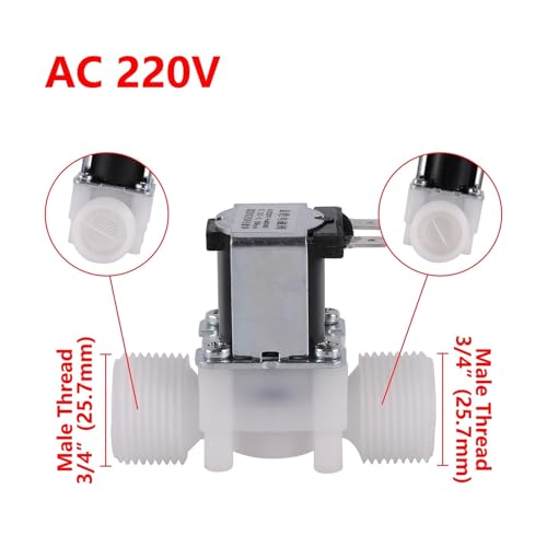 Électrovanne d'admission AC 220V pour automatiser l'arrosage