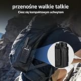 Retevis RT668 Krótkofalówki Radio z Zestawem Słuchawkowym Bezlicencyjny Alarmowy 16 Kanałów CTCSS/DCS Pmr Radio Scan Squelch VOX2-Drożne Radio Akumulator Walkie Talkie (Czarny, 2 Sztuki)
