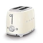 SMEG 2 Slice Toaster with 6 Presets and Defrost Function and Removable Crumb Tray (Cream) - Image 4