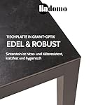 Patioco Gartentisch Scalea Sinterstein Granit-Optik
