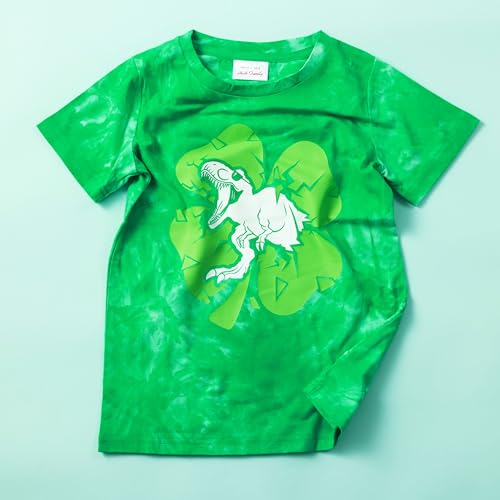 HH Family Kids St. Patrick’s Day Shirt Boys and Girls Green T-Shirt Clothing 4-12 Years3