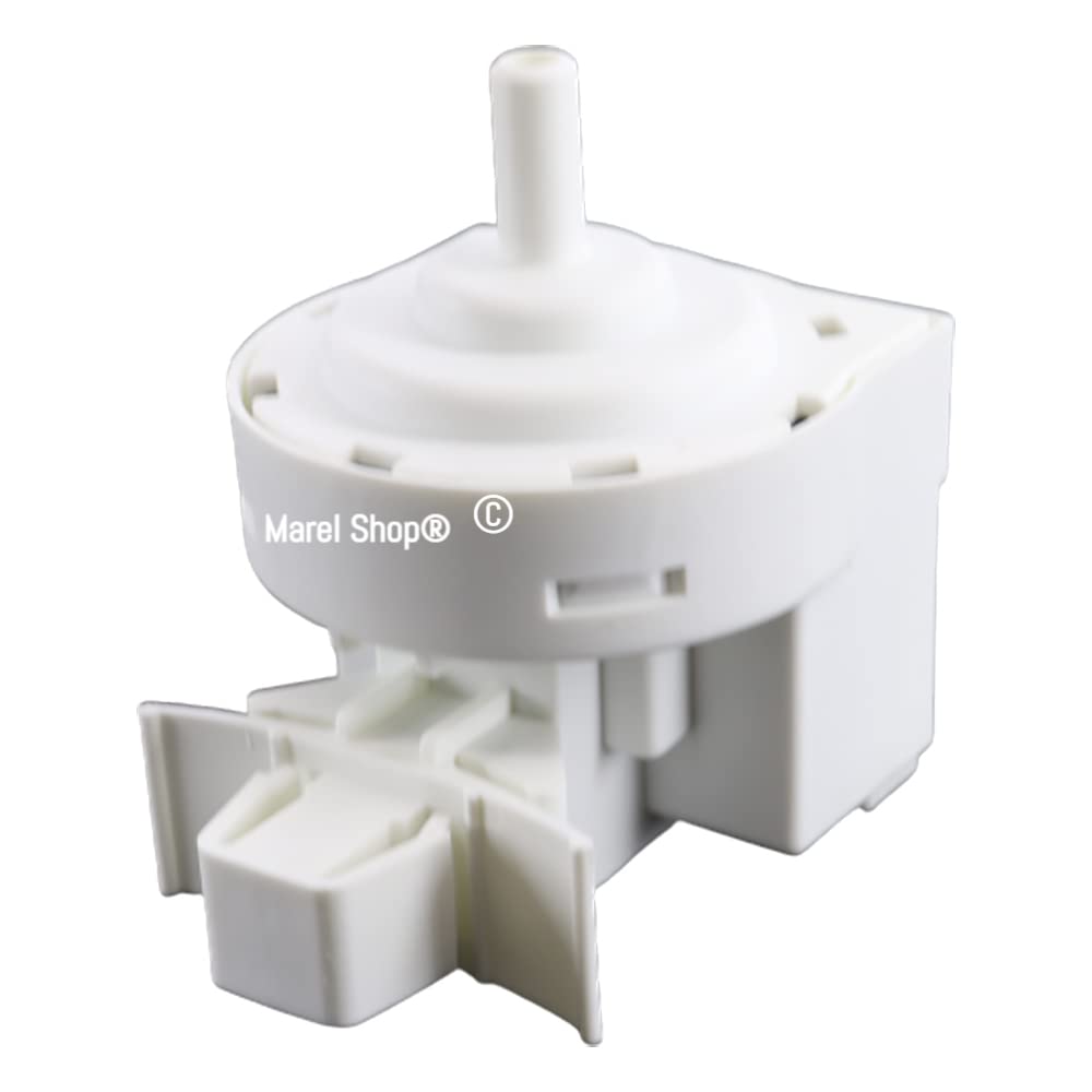 Marel Shop® - Elettroserratura Serratura Interruttore Blocco Porta DKS08618 per Lavatrice compatibile con Whirlpool Ignis per Modelli: FWF81683WEU - FWL61283WEU - FWF81683WEEU