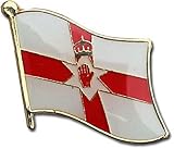 SUPERDAVES SUPERSTORE Northern Ireland Country Flag Small Metal Lapel Pin Badge 3/4 X 3/4 Inches New