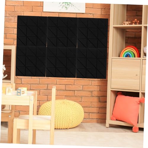 4pcs Almohadillas Aislantes Acústicas Autoadhesivas para Estudios en Casa Paneles de Pared Absorbentes de Sonido de Alta Densidad para Grabación Musical Diseño Ignífugo Instalación Fácil miniatura 6