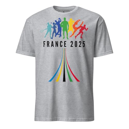 T-Shirt France 2025 pour le sport et le quotidien à Paris