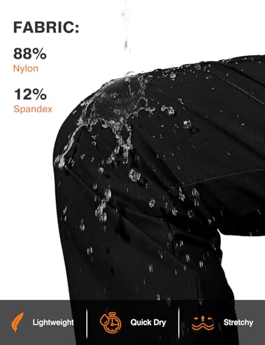 TBMPOY Women's Hiking Pants Water Resistant Lightweight Quick Dry Cargo Travel Fishing Work Camping Pant with 4 Pockets4