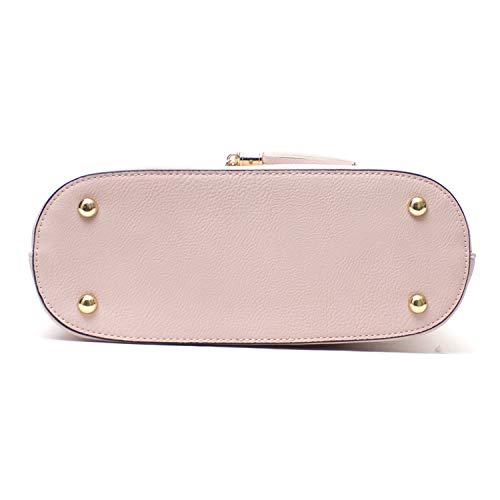 Lightweight Medium Dome Crossbody Bag with Tassel Zipper Pocket Adjustable Strap4