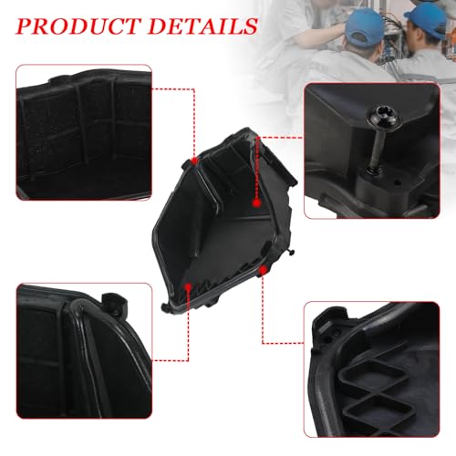 Image of 64119216222 Blower Motor Housing Cover w /Filter for BMW F10 F01 F02 F06 F12 F13 F18 F07 F04 528i 535d 535i 550i 640i 650i 740i 740Li 750i 750Li 760Li M5 M6, Replaces 64116987597 64116987593