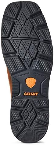 Ariat Mens Groundbreaker Chelsea Wide Square Toe Waterproof Steel Toe Work Boot Dark Brown 7 Wide | Image 3