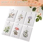MYARO 12 Packs Scented Sachets for Drawer and Closet, Long-Lasting Sachets Bags Home Fragrance 6 Scents Option- Lavender, Rose, Jasmine, Ocean, Gardenia, Lily - Image 5