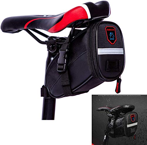 Image of NAMUCUO Saddle Bag Bike Repair Tool Kits - Bicycle Tool Set with Bicycle Seat Packs and Bike Multi Function Tool Chain Tool Bike Tire Tool. 6 Month Warranty