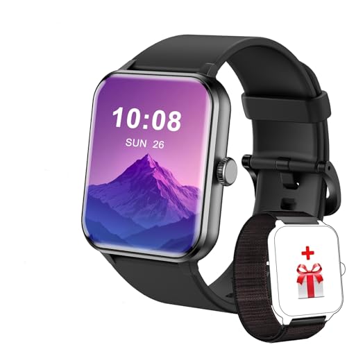 Rastreador de actividad física con llamadas inalámbricas para hombres y mujeres, reloj inteligente deportivo con monitorización de actividad, pantalla táctil de 1,86 pulgadas, con podómetro, A