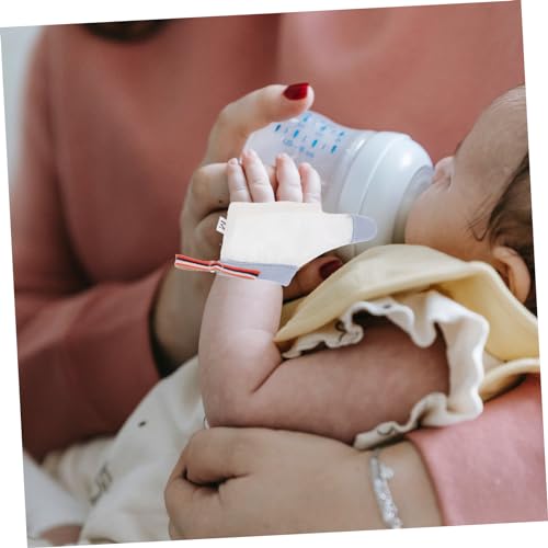 2Pairs Adjustable Thumb Gloves Thumb Guards for Boys Reusable Washable Finger Protectors for Newborns4