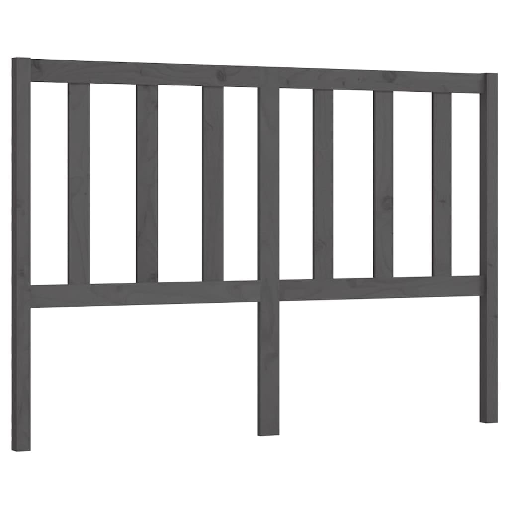 Testata della camera da letto Testiera per camera degli ospiti Spalliera letto matrimoniale Testiera per Letto Grigia 166x4x100cm in Legno Massello di PinoAdatto per hotel, agriturismo, salone