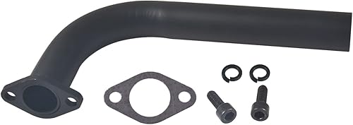 Tubo de escape de cabezal negro para Predator 420cc Go Kart