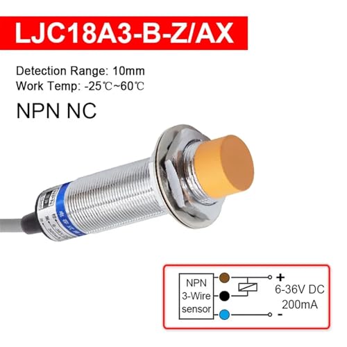 Sensor capacitivo LJC18A3-BZ M18 para detectar liquidos y solidos a 10mm 3