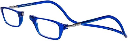 CliC Magnetic Reading Glasses Computer Readers Replaceable Lens Adjustable Temples Original