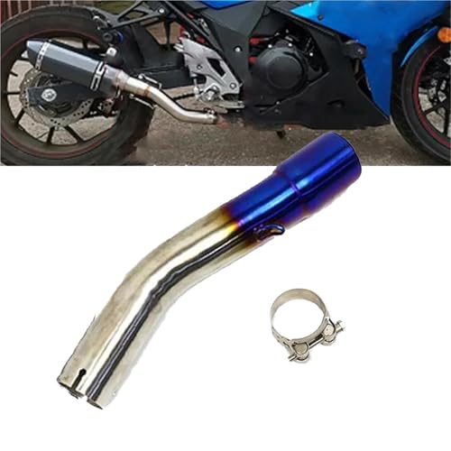 Tuyau de Liaison Échappement Moto Suzuki GSX250R Intermédiaire Inox Turquesa