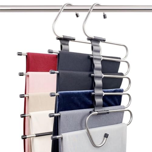 Cintres antidérapants multicouches pour optimiser le rangement des pulls dans la garde-robe - 2