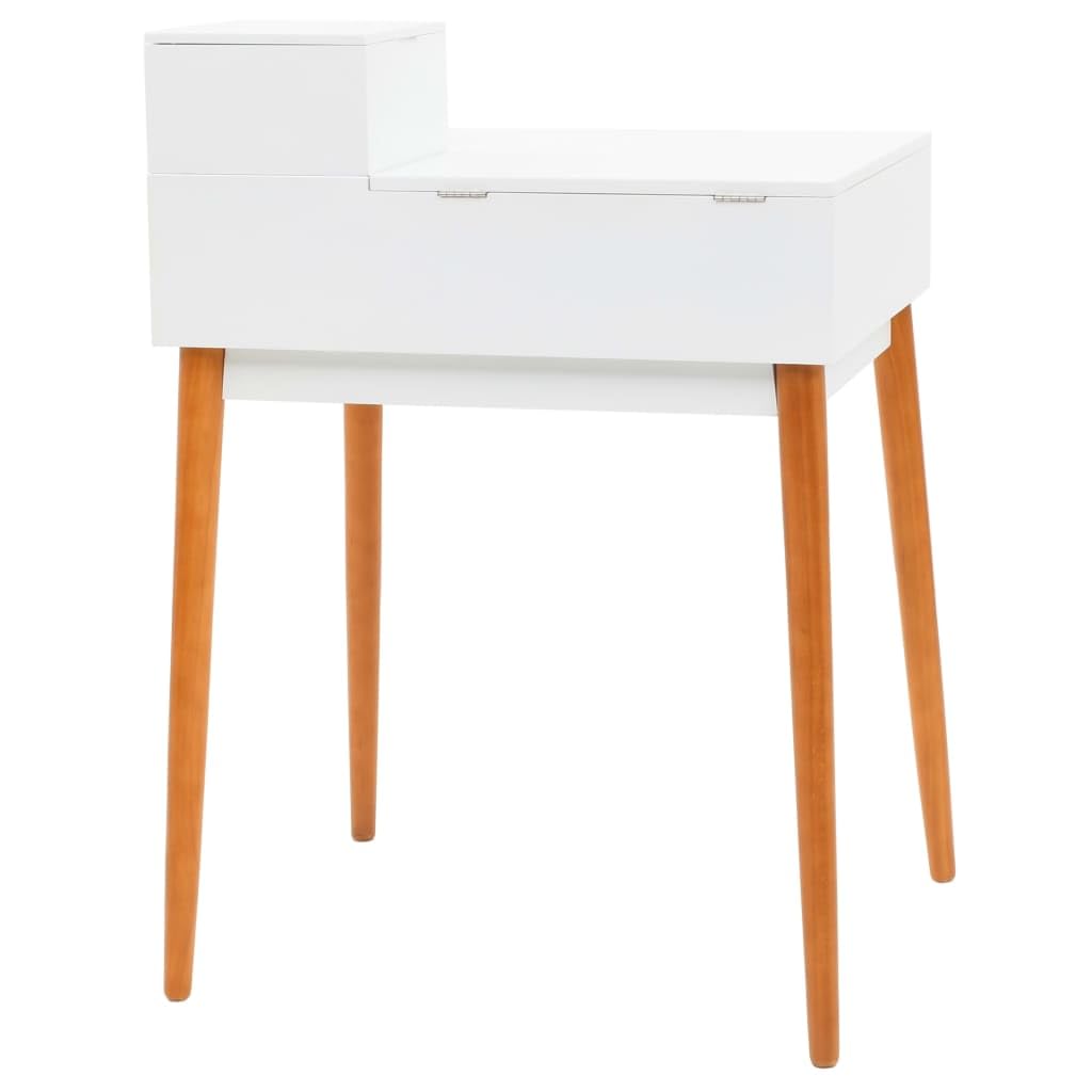 Generisch Schminktisch，Schminktisch Schminktisch Möbel Wohnaccessoires Frisiertisch mit Spiegel 60x50x86cm