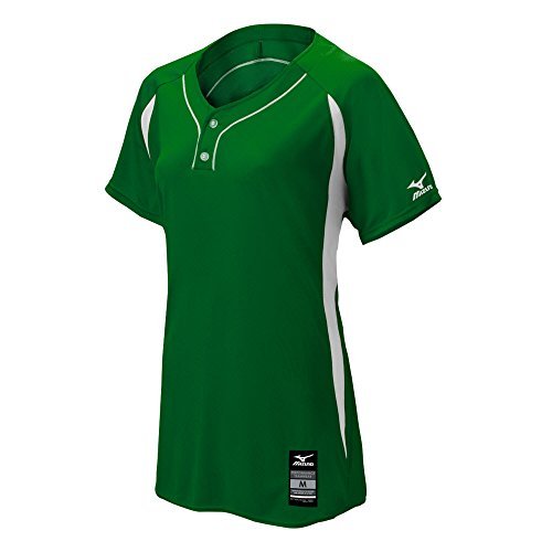Mizuno Camiseta feminina Elite com 2 botões