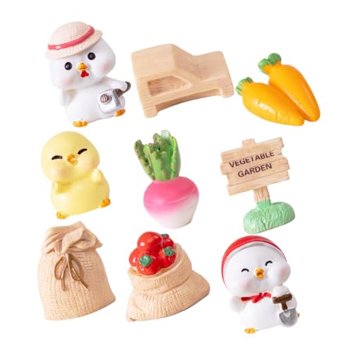 Ornements de jardin de Pâques pour pot de fleurs et terrasse en lot de 45 figurines