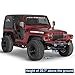 u-Box Wrangler Front Bumper w/Winch Plate for Jeep Wrangler YJ TJ 1987-2006 Rock Crawler Steel Bumper w/LED Lights & D Rings
