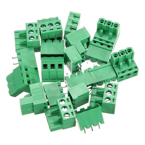 Connecteur de circuit imprimé 3 broches 5,08mm MECCANIXITY pour câbles 24-12 AWG