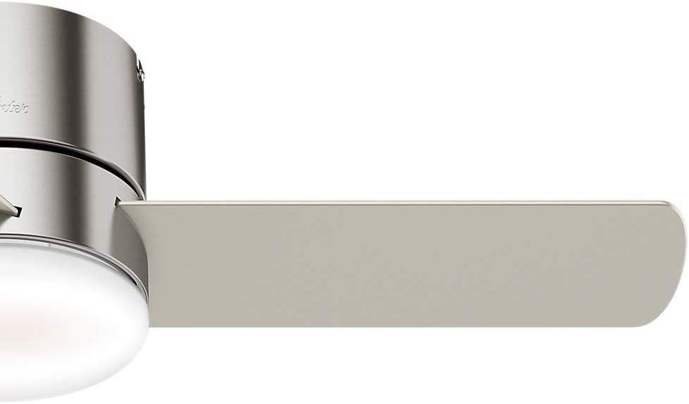 Best Cyber Deals 🔥 Hunter Fan Company Hunter 44 LED Kit 59454 Minimus 44 Inch Low Profile Ultra Quiet Ceiling Fan with Energy Efficient Light and Remote Control, Brushed Nickel Finish Best Review Hunter Fan Company Hunter 44 LED Kit 59454 Minimus 44 Inch Low Profile Ultra Quiet Ceiling Fan with Energy Efficient Light and Remote Control, Brushed Nickel Finish