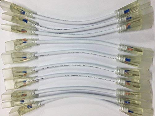 The Middle Line Connecting Wire Power Cord for 8mmx16mm LED Mini Neon Rope Lights 10pcs