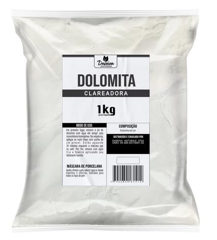 Dolomita Clareadora em Pó, Pacote de 1kg