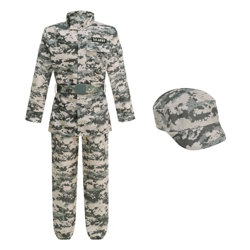 Disfraz Army para Niños Camo Soldado Fuerzas Especiales miniatura 1