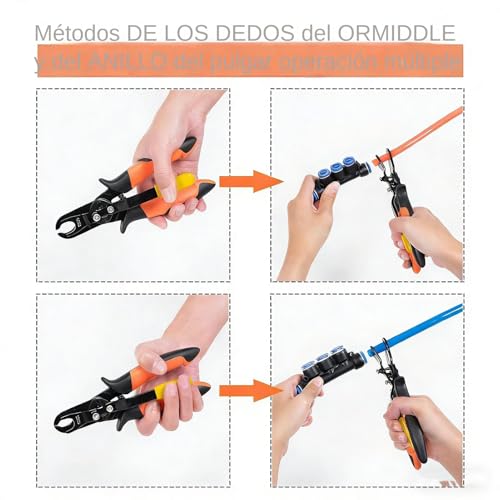 Herramienta extracción mangueras aire de acero al carbono resistente con ajuste universal 6