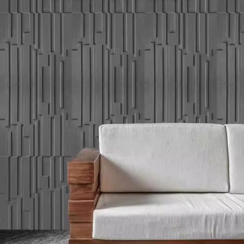 Paneles de pared ondulados 3D de diseño moderno para revestimiento texturizado de lujo 5
