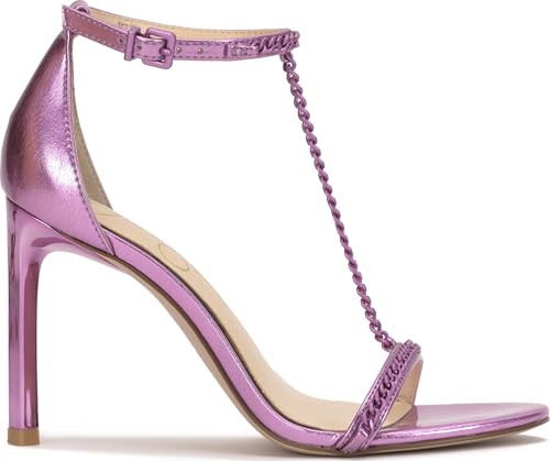 Image of Jessica Simpson Women's Qiven T-Strap High Heel Sandal with Chain Detail