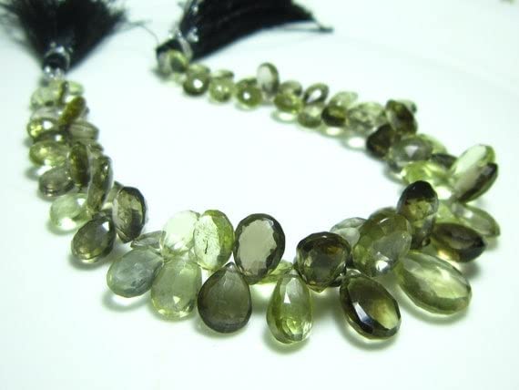 Quartz Citron en pierres poires LKBEADS pour illuminer vos tenues d'été et bijoux de vacances