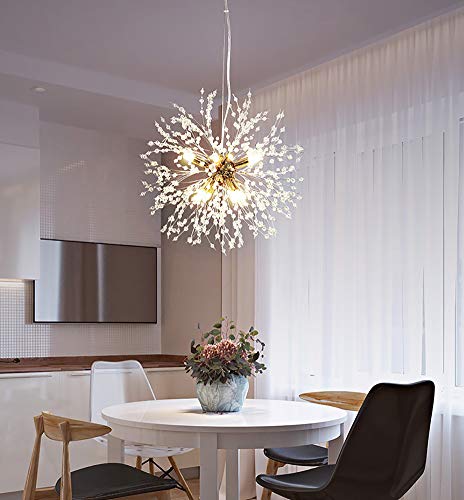 Product Deal Becailyer Modern Sputnik Chandelier, 8-Lights Fireworks Pendant Light Modern Hanging Light Fixtures Ceiling Light Living Room Bedroom Restaurant Foyer, Gold Black Friday Clearance Becailyer Modern Sputnik Chandelier, 8-Lights Fireworks Pendant Light Modern Hanging Light Fixtures Ceiling Light Living Room Bedroom Restaurant Foyer, Gold