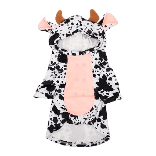 Disfraz para perro con diseño de vaca BESPORTBLE talla S
