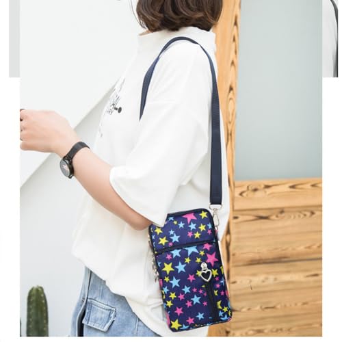 Image of JANKS Small Crossbody Bag for Women - Mini Phone Purses with Crossbody Strap and Wallet - Nylon Arm Bag