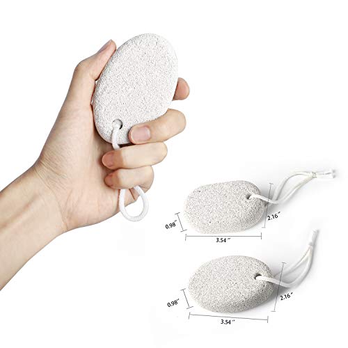 Natural Pumice Stone For Feet 2 Pcs, Phogary Lava Pedicure Tools Hard Skin Callus Remover For Feet And Hands - Natural Foot File Exfoliation To Remove Dead Skin #TOP1