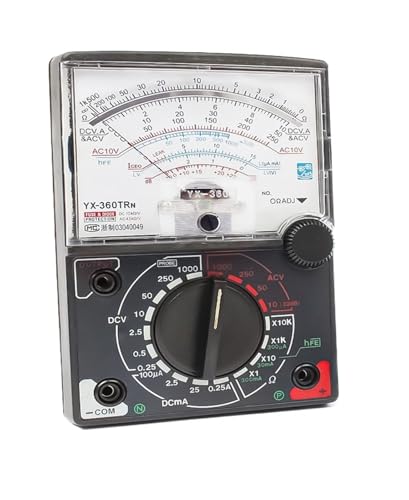 Multimètre analogique portable pour tester les circuits ca cc