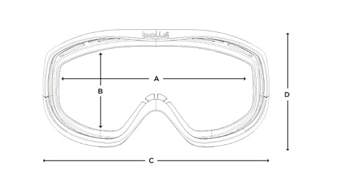bollé - Sierra Black & White Shiny - Vermillon Gun Cat 2, Gafas De Esquí, Medium, Women'S - imagen 6