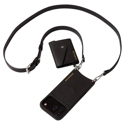 BANDOLIER �o���h�����[ �X�}�z�V�����_�[ iPhone 17 Pro �p �X�}�z�P�[�X �A�C�t�H�� ���~ �}�O�l�b�g �V���o�[ REMI MAGNET SILVER 12REM �u���b�N ��