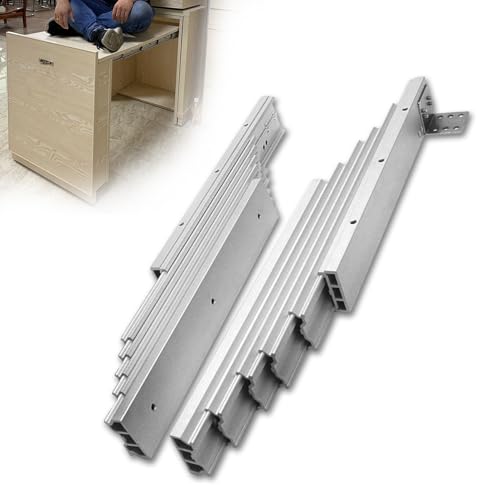 Glissières table à manger rétractable pour optimiser l'espace cuisine