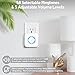 Door Chime, Satisure Wireless Door Open Contact Sensor Alarm Chime with 600 FT Range 58 Chimes 5 Volume Levels LED Indicators, Door Ringer Alert for Business/Store/Home/Office When Entering