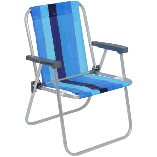 Bel - Cadeira de Praia Alta em Alumínio Estampas Sortidas