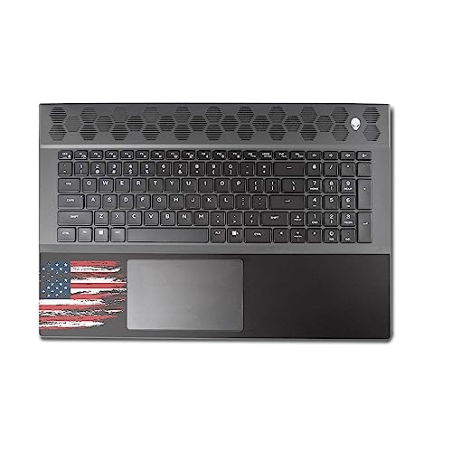Image of MightySkins Skin Compatible with Alienware M18 R1 (2023) Full Wrap Kit - Tattered Flag | Protective, Durable, and Unique Vinyl Decal wrap Cover | Easy to Apply & Change Styles | Made in The USA