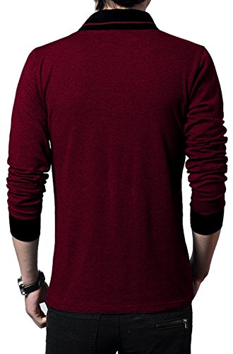 Image of EYEBOGLER Solid Men's Shawl Collar Regular Fit T-Shirt