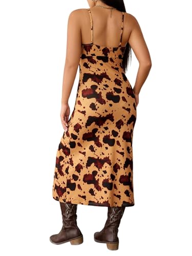 Image of Verdusa Women's Cowgirl Dress Western Rodeo Dresses Country Concert Outfits | Cow Print Dress, Cowgirl Outfits, Western Outfit, Rodeo Outfit, Western Dress, Cowgirl Dresses